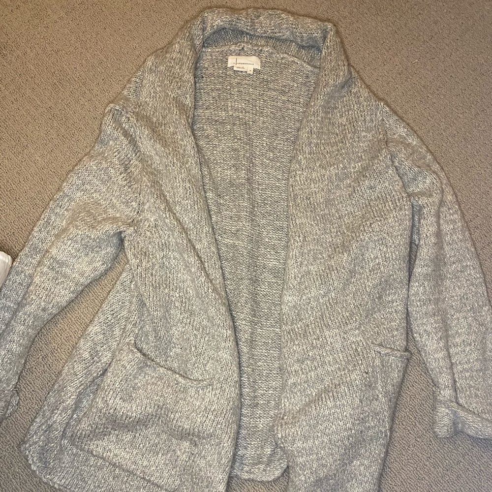 Gray Anthropologie cardigan - new with tags!